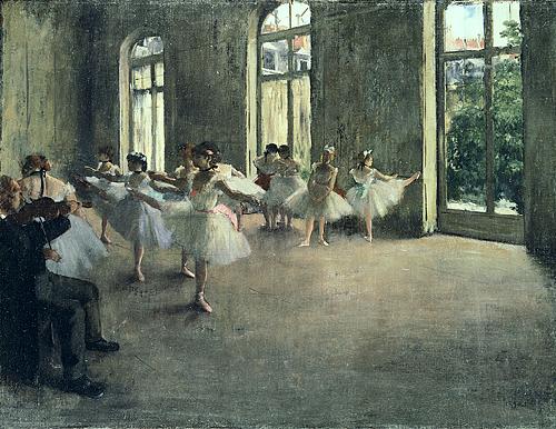 Edgar Degas Rehearsal